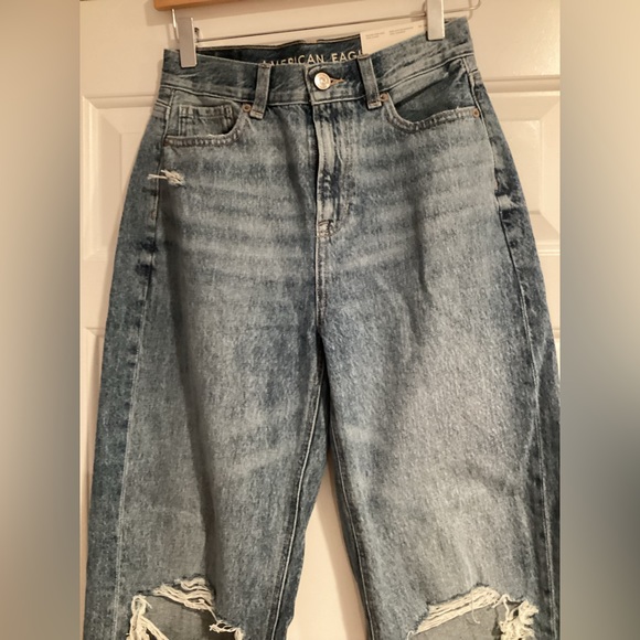 American Eagle Relaxed Mom Jeans 0 X-Long - Picture 3 of 11